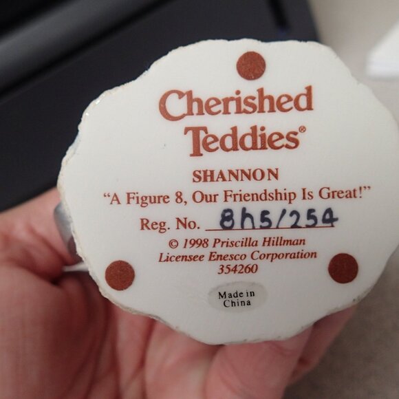 Cherished Teddies Shannon A Figure 8, Our Friendhship is Great - Picture 2 of 5